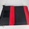 Red and black tetron material tech-bag