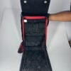 Red and black tetron material tech-bag