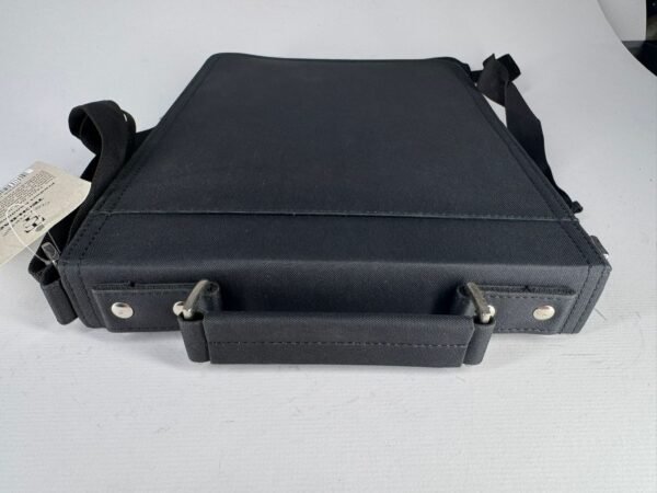 Black tetron material tech-bag