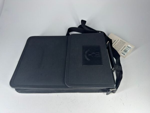Black tetron material tech-bag