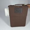Brown tetron material tech-bag